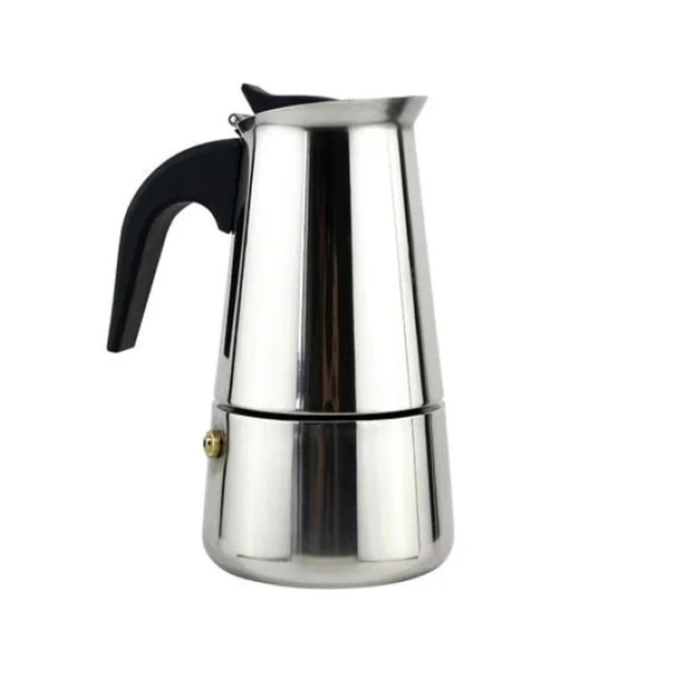 Cafeteira Italiana Inox 200ml 4 Xícaras Clink Moka Café Expresso Fogão