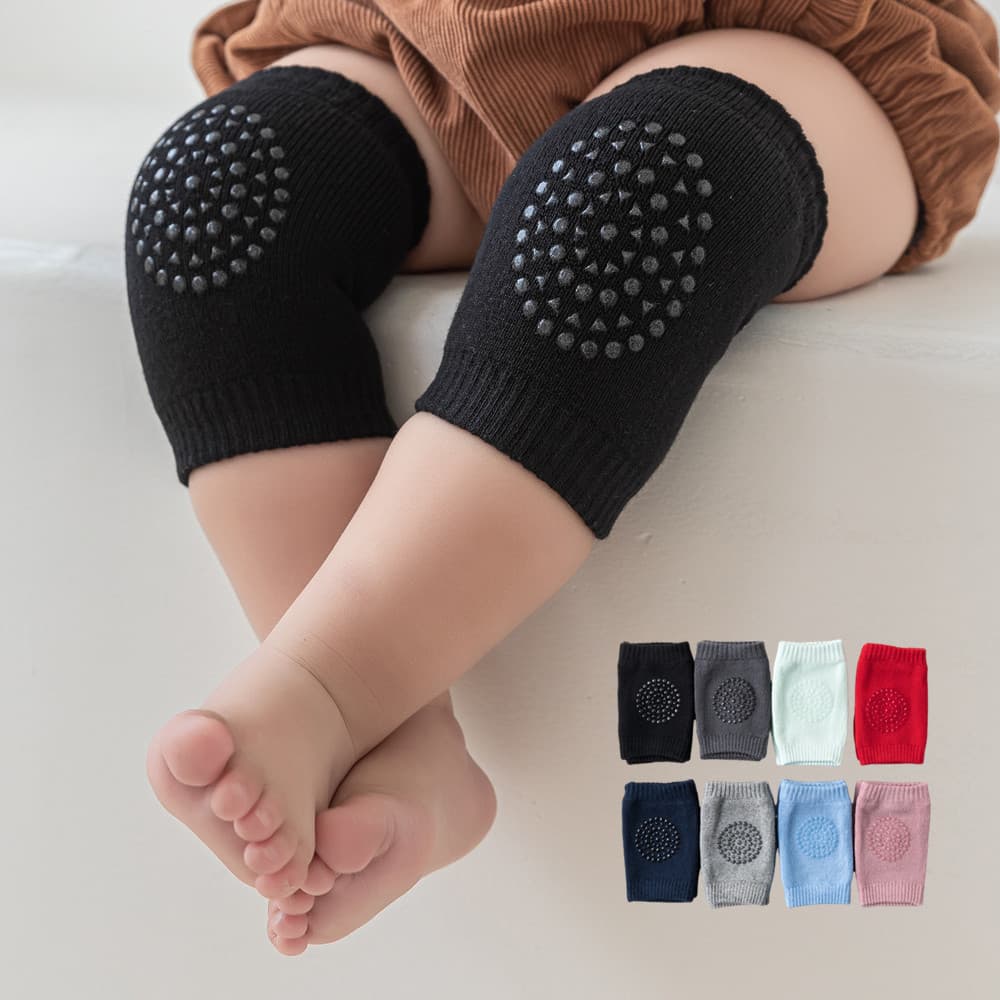 4 Pçs Acessórios Do Bebê Joelheiras Perna Mais Quente Gaiter Segurança Sorriso Menina Menino Crianças Rastejando Cotovel