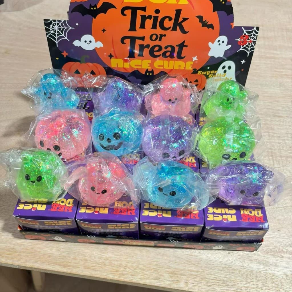 Halloween novo estilo abóbora fantasma morcego combinação misturada pitada música descompressão luminosa recuperação len