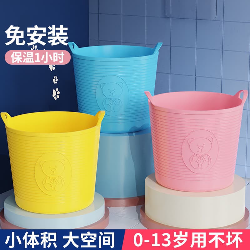 Novo estilo banheira infantil banheira de bebê grande banheira de bebê produtos recém-nascidos sensor de temperatura ban