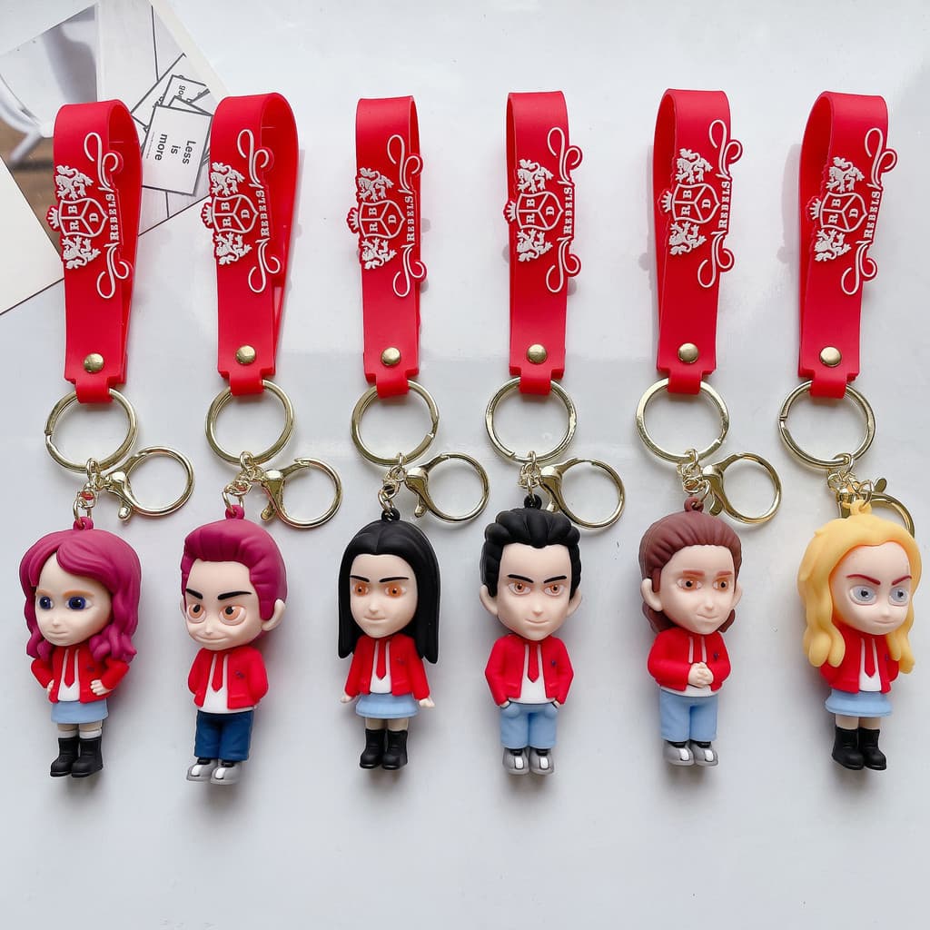 Chaveiro De Banda RBD De Desenho Animado Fofo