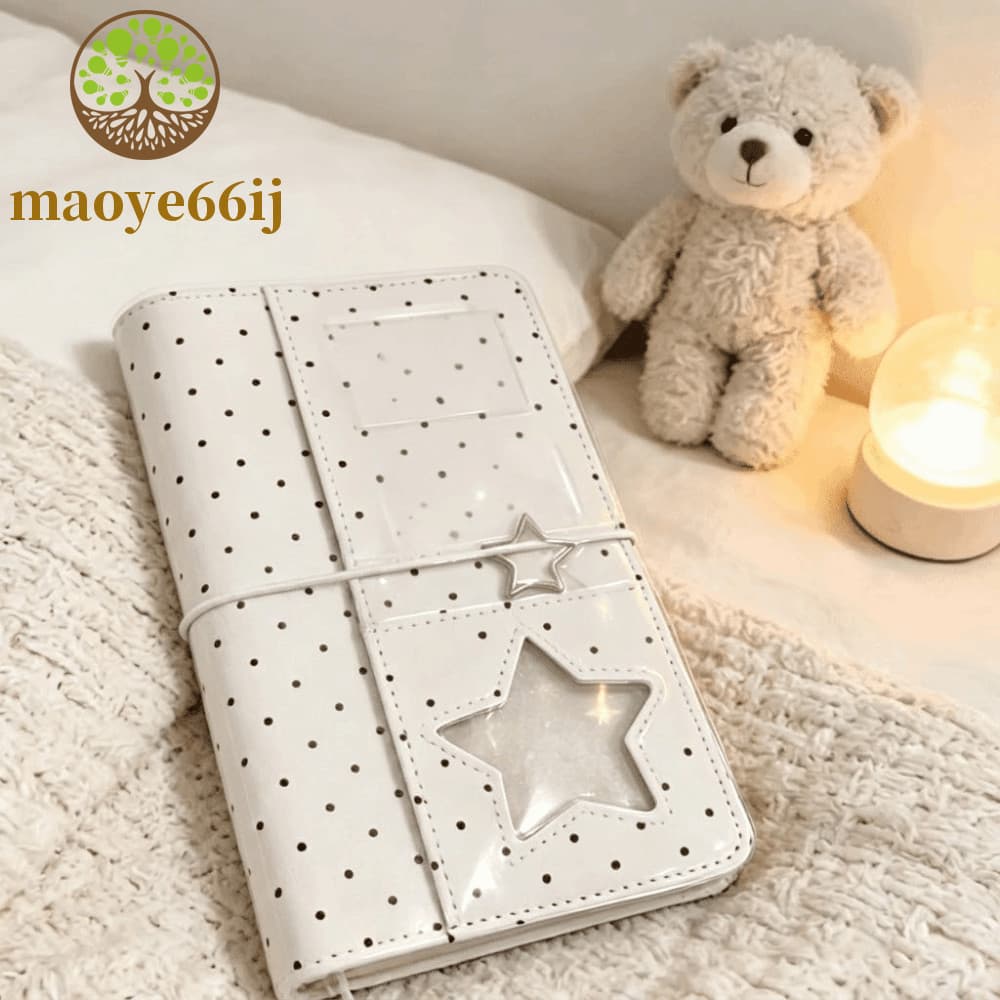 Capa Para Caderno MAOYE66 , Simples De Bolinhas Conta Manual , Pasta De Pano