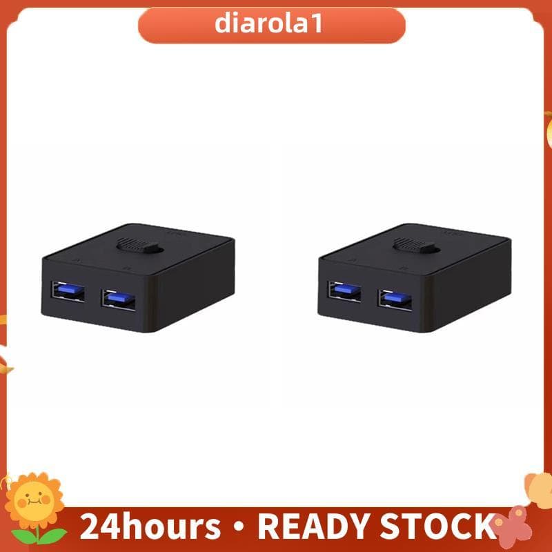 2X 2 Portas USB Switcher Impressora Compartilhando Interruptores Bidirecionais 2 Entradas E 1 Saída Ou 1 Entrada 2 Saída