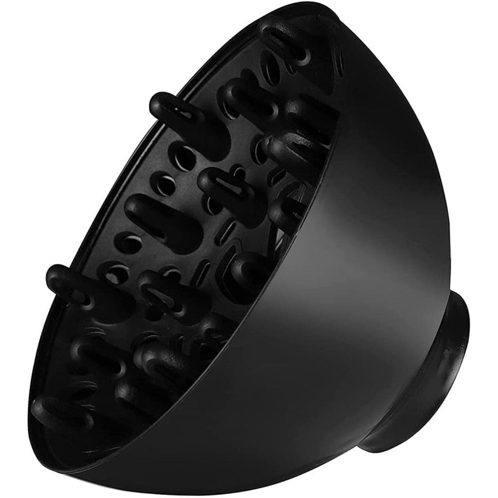 Difusor Universal para Secador de Cabelo para Cabelos Cacheados, Preto, Adaptável para Secadores de Cabelo, Difusor Univ