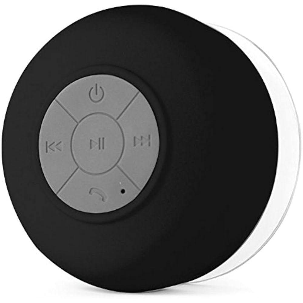 Caixa de Som Bluetooth à Prova d’Água para Banho com Ventosa Android iOS