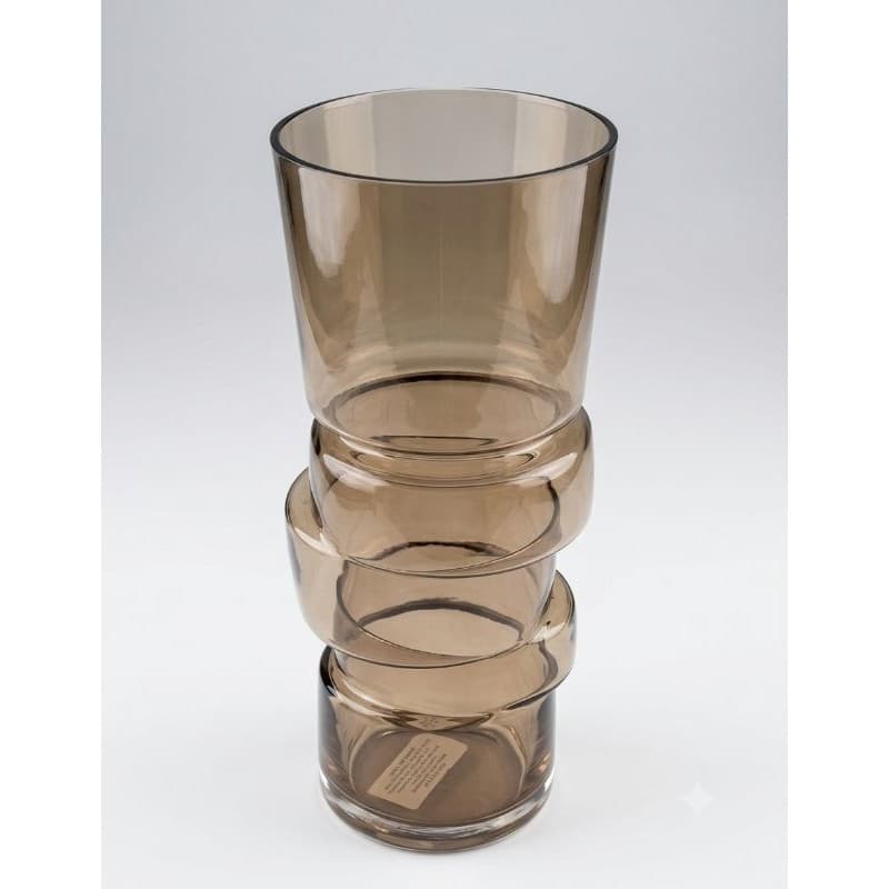 Vaso em Vidro Âmbar Forma Orgânica, vaso decorativo para sala, vaso para arranjo de flores, decoração, decor, home decor