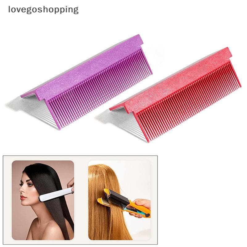 [lovego] Pente Alisador De Cabelo Tipo V , Acessório , Escova De Cabeleireiro , Barbeiro , Ferramenta De Clipe De Estilo
