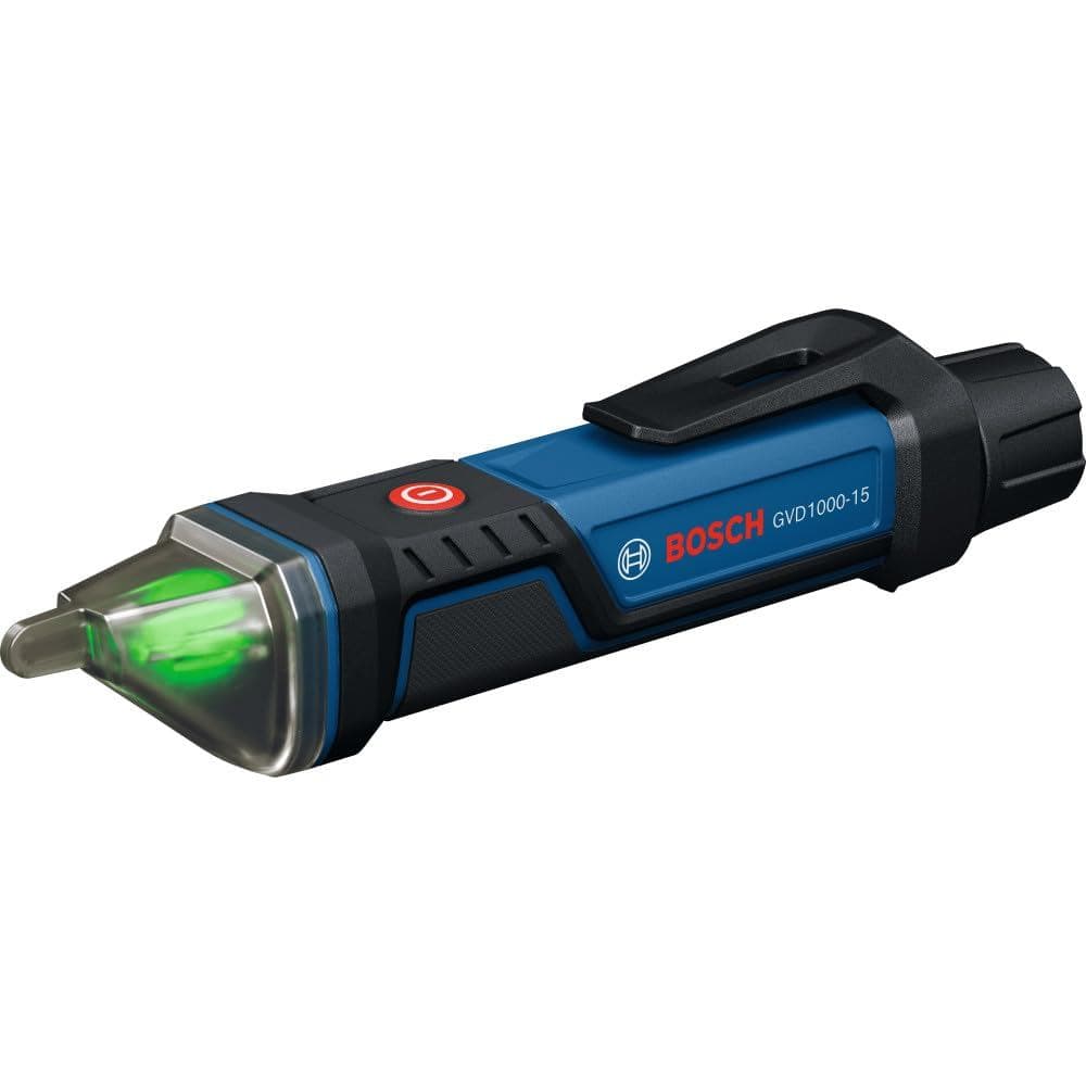 BOSCH GVD1000-15 Caneta Testadora de Tensão Sem Contato, Detector Elétrico CAT IV 1000V, NCVT para Eletricistas (embalag