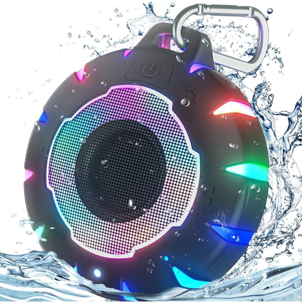 Caixa de Som Bluetooth à Prova d'Água para Chuveiro HEYSONG, Durável e Portátil com Som Nítido, Ideal para Chuveiro, Pis