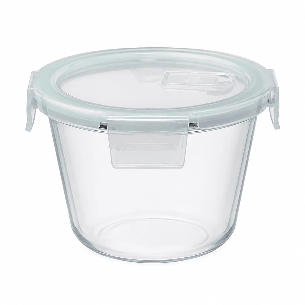 Copo De Vidro 750ml Hermético Iogurte Frutas Saudável Pote