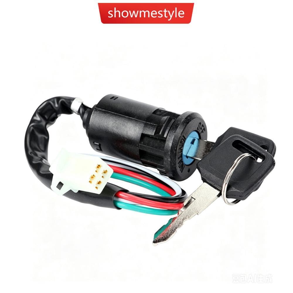 SMS Universal 4Pin Interruptor De Bloqueio Chave Ignição Da Motocicleta Com Tampa 4 Fios Apto Para 50cc/110cc/125cc/150c