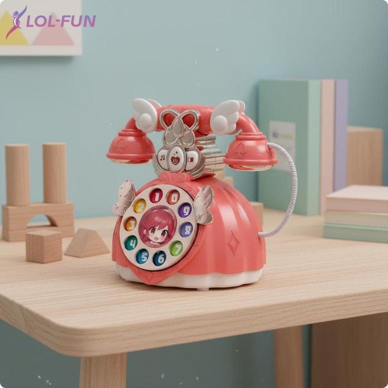 [Brcolaxi1] Princesa Brinquedo Telefone Música Musical Luzes De E Sons Produto Infantil Para Jovens Senhoras Crianças