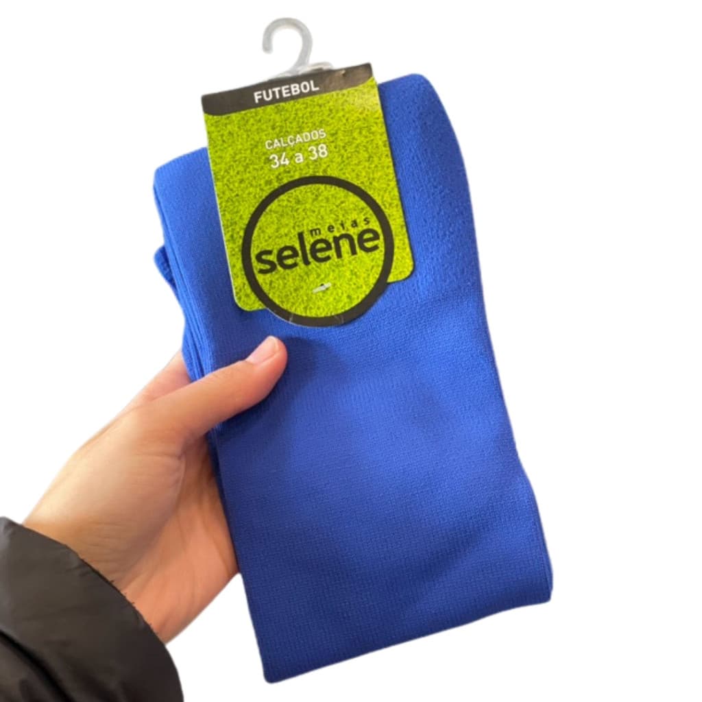 Kit com 5 Pares de Meiões Futebol Selene