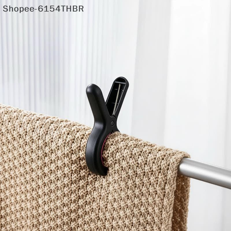 [RG] 1/3/5 Pcs Clipes De Roupas De Plástico Resistentes Com Mola Forte , Grandes Antiderrapantes Para Uso Diário Em Ambi