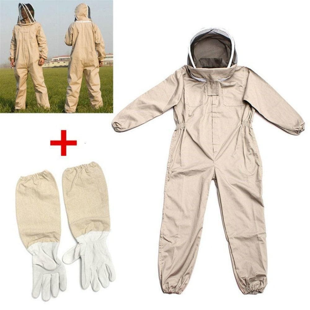 Ternos De Proteção Para Apicultura , Macacão Protetor De Design Ventilado , Traje De Abelha Com Luvas , Cobertura De Cor
