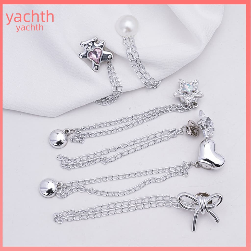 No Damage Fabric Clips Magnetic Clothing Clip with Chain – Multi-function Magnet Button Pin for Hem Adjustment on T-sh