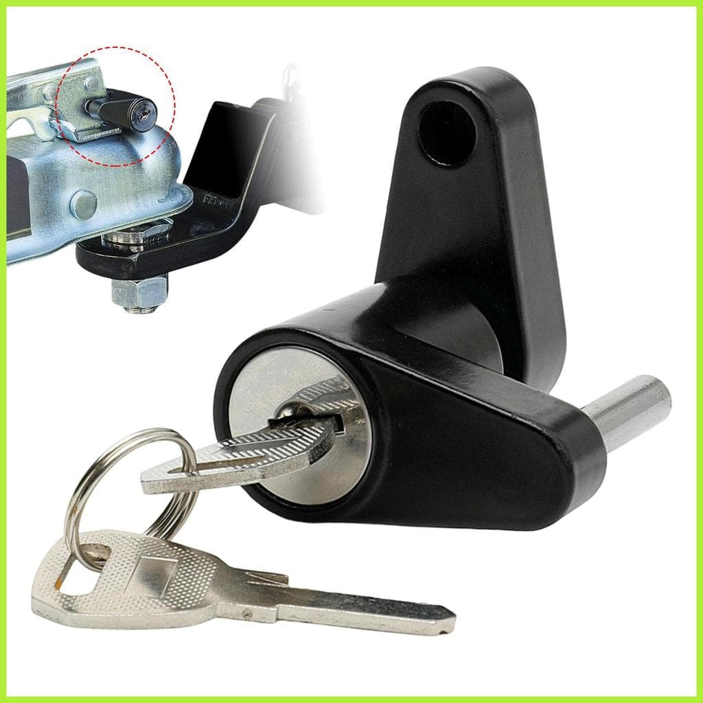 Bloqueio De Engate De Reboque Resistente Ao Corte Anti-Roubo Universal Portátil Fechaduras Caminhão Para Barco RV beqaxb