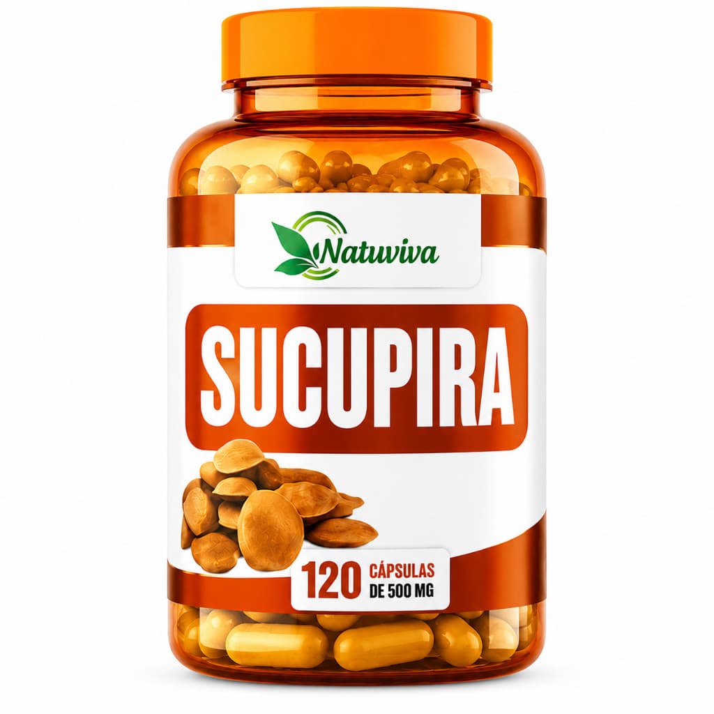 Sucupira 500mg 120 Cápsulas Natuviva | Legítima Pureza 100% Natural Zero Glúten