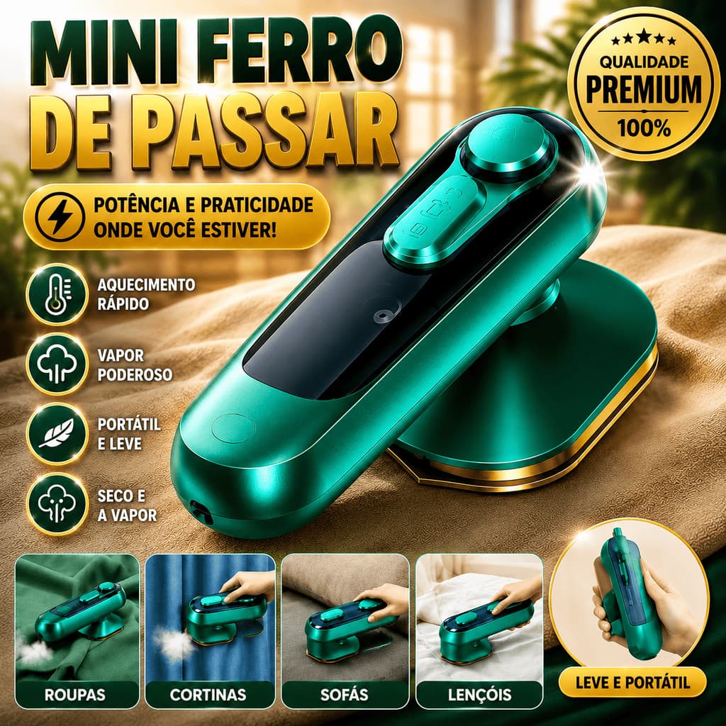 Mini Ferro De Passar Roupas Portátil Viagem 110v Pequeno Elétrico Mala Retoque Rápido Vaporizador Passadeira A Vapor