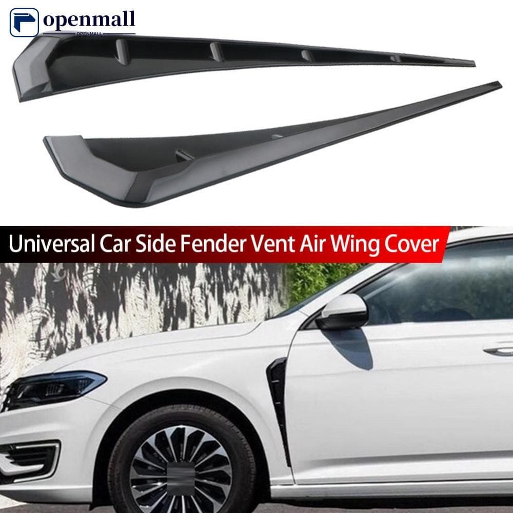 Nobleflying 2 Peças Adesivos Universais para Spoiler de Ventilação Lateral de Carro IGTB