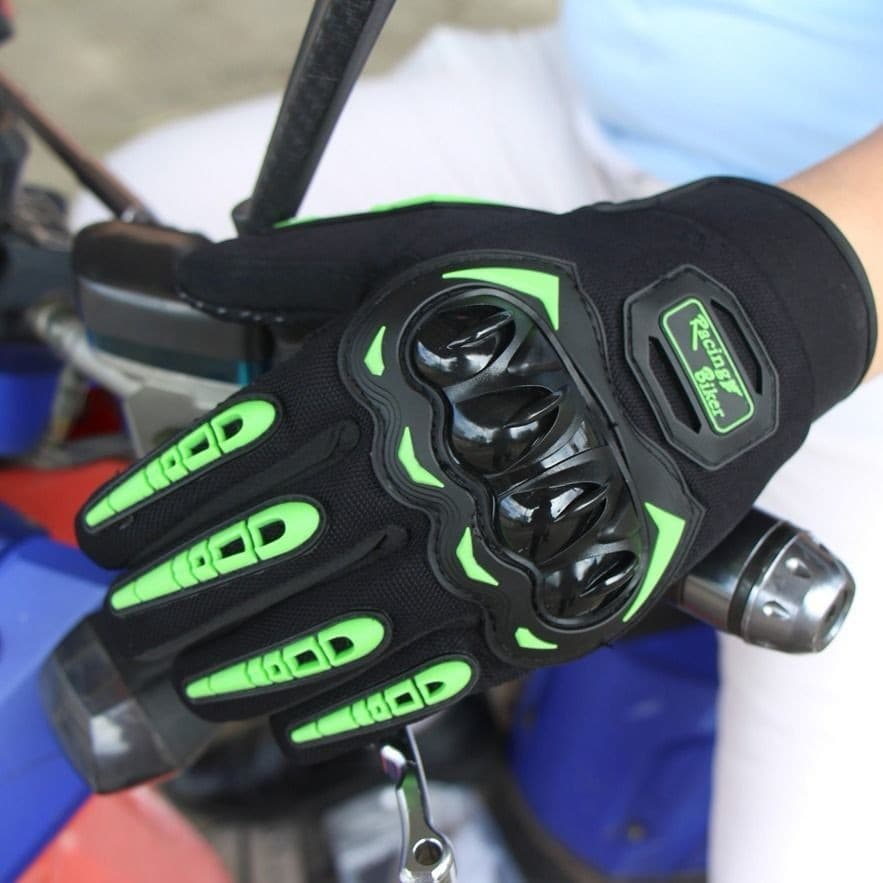 Luvas de ciclismo verão dedo cheio respirável resistente a choques antiderrapante verão tela sensível ao toque luvas de