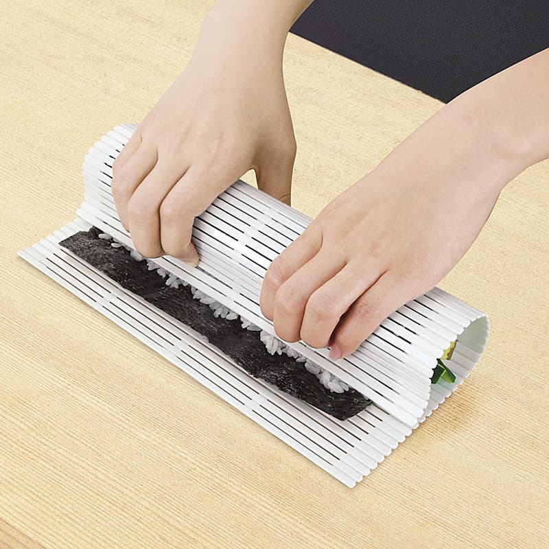 Japão importado sushi rolo ferramenta cega sushi DIY utensílios cortina de bambu algas arroz plástico sushi rolo molde c