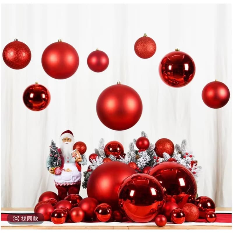 1 unidades Bola de Natal 12cm,15cm ou 20cm Grande Para Árvore Pendurar Enfeite