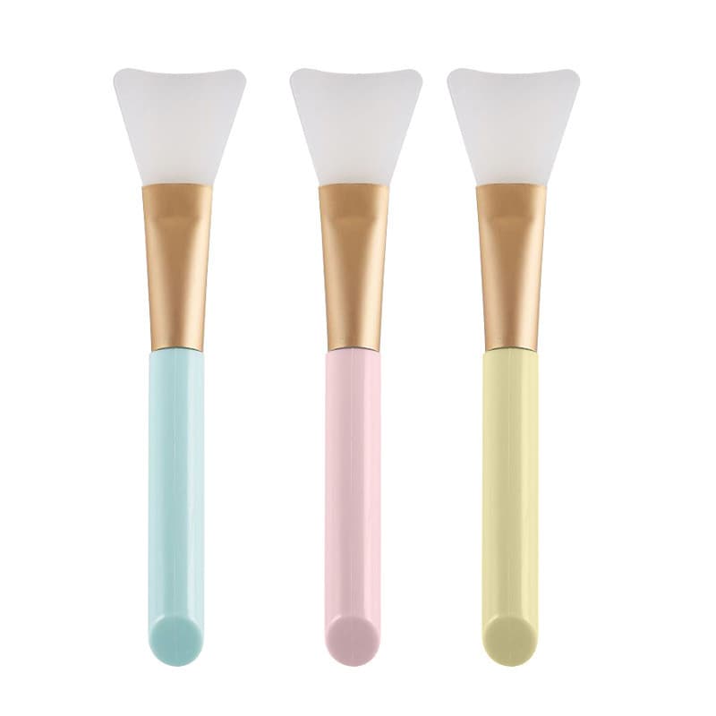Escova de máscara de Silicone GECOMO macia, durável, fácil de limpar, aplicar uniformemente, escova de máscara de base c