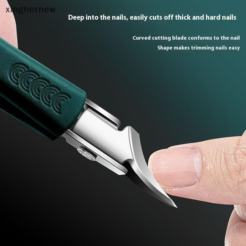 xinghernew Cortador De Unhas Pontiagudo Super Inclinado , Anti-Respingos , Alicate De Unha , Tesoura Ferramentas De Cuid