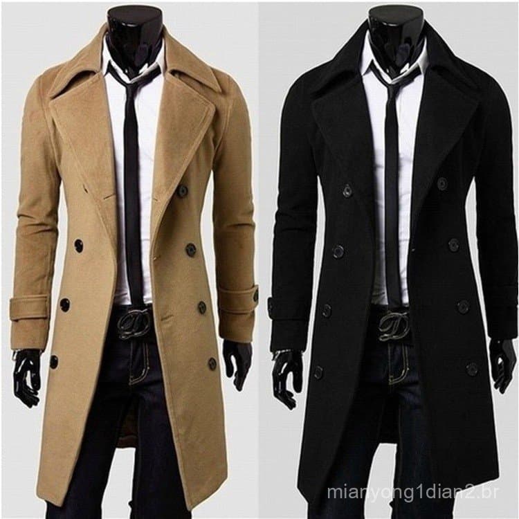 2025 Novo Casual Manga Longa Casaco De Inverno Masculino Moda Jaqueta Quente Vintage Outono .