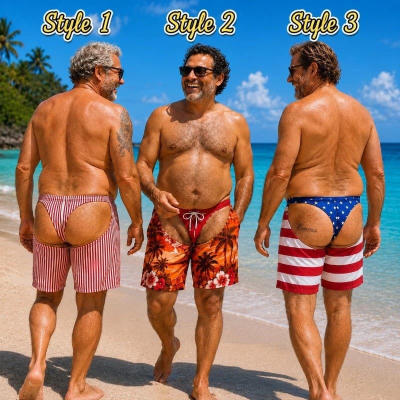 Calções De Banho Masculinos Engraçados Personalizados , Shorts De Praia Com Bunda Falsa , Presente De Despedida De Solte