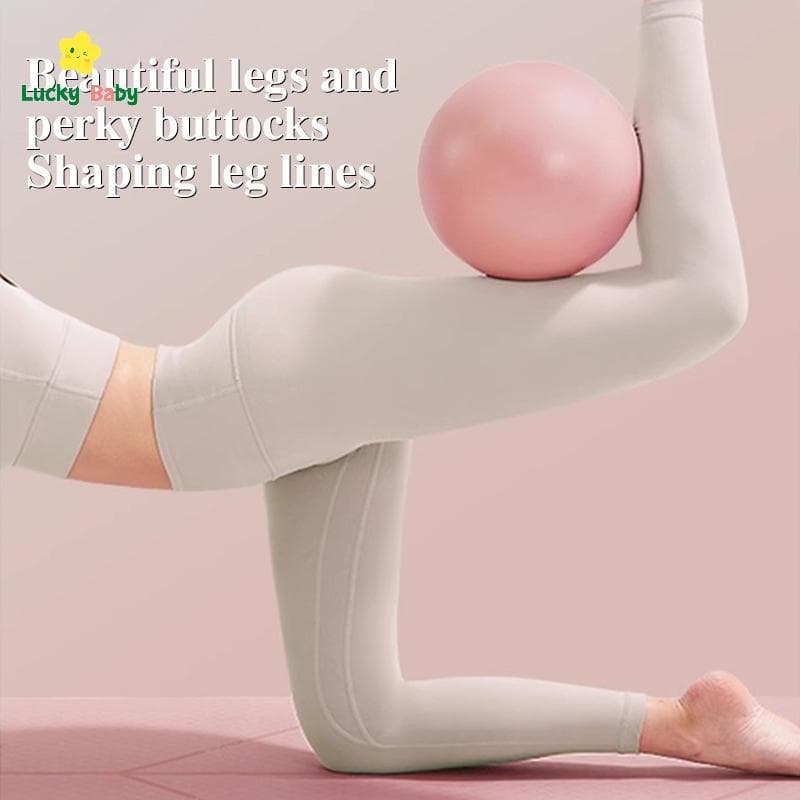 [Luckybaby-t] Mini Bola De Ioga De 25 Cm Fitness Pilates Reduz A Gordura Thi PVC À Prova De Explosão Antiderrapante Acad