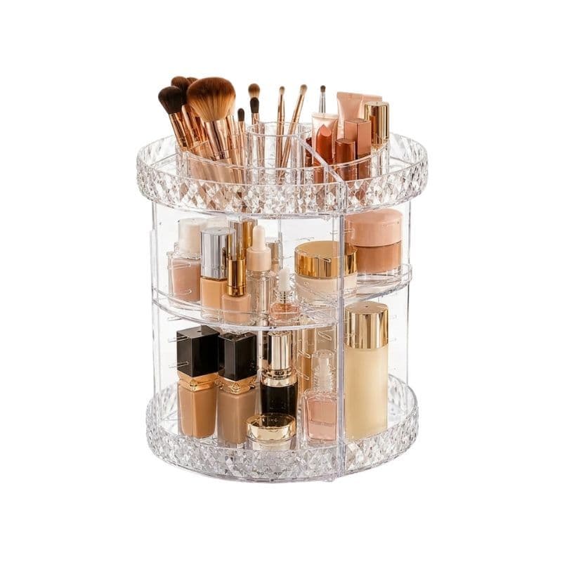 Organizador Giratório para Cosméticos Perfumes e Maquiagem