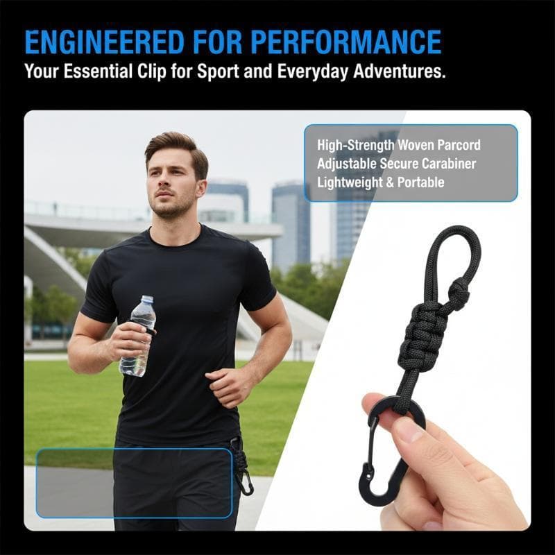 Multifuncional Universal Ao Ar Livre Bule Chaveiro Leve Clipe Segurar Garrafa De Água Chapéu Para Correr Caminhadas Viag