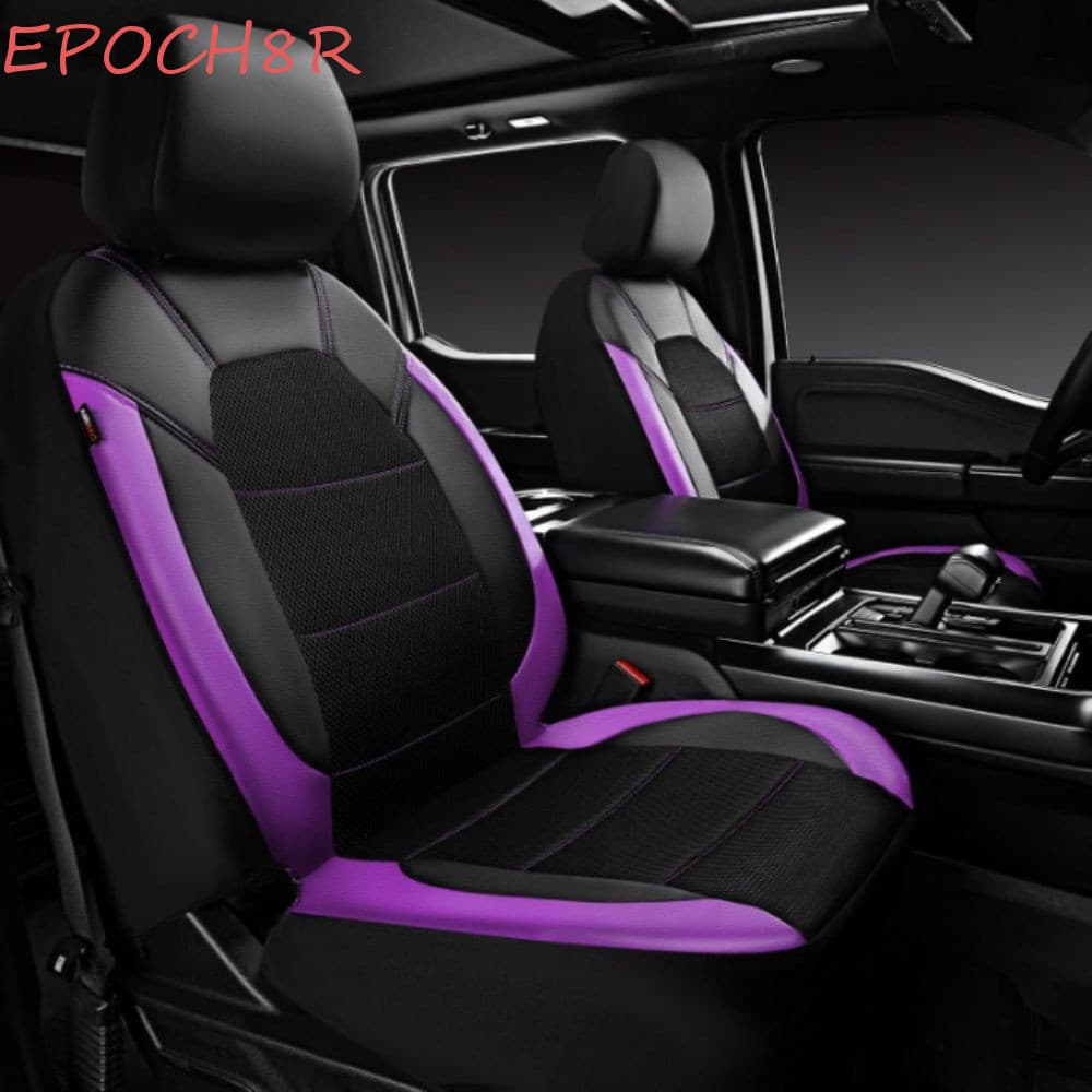 Capa De Assento De Carro EPOCH8R , Almofada Respirável De Couro PU , Conjunto Completo De Acolchoado À Prova D'água