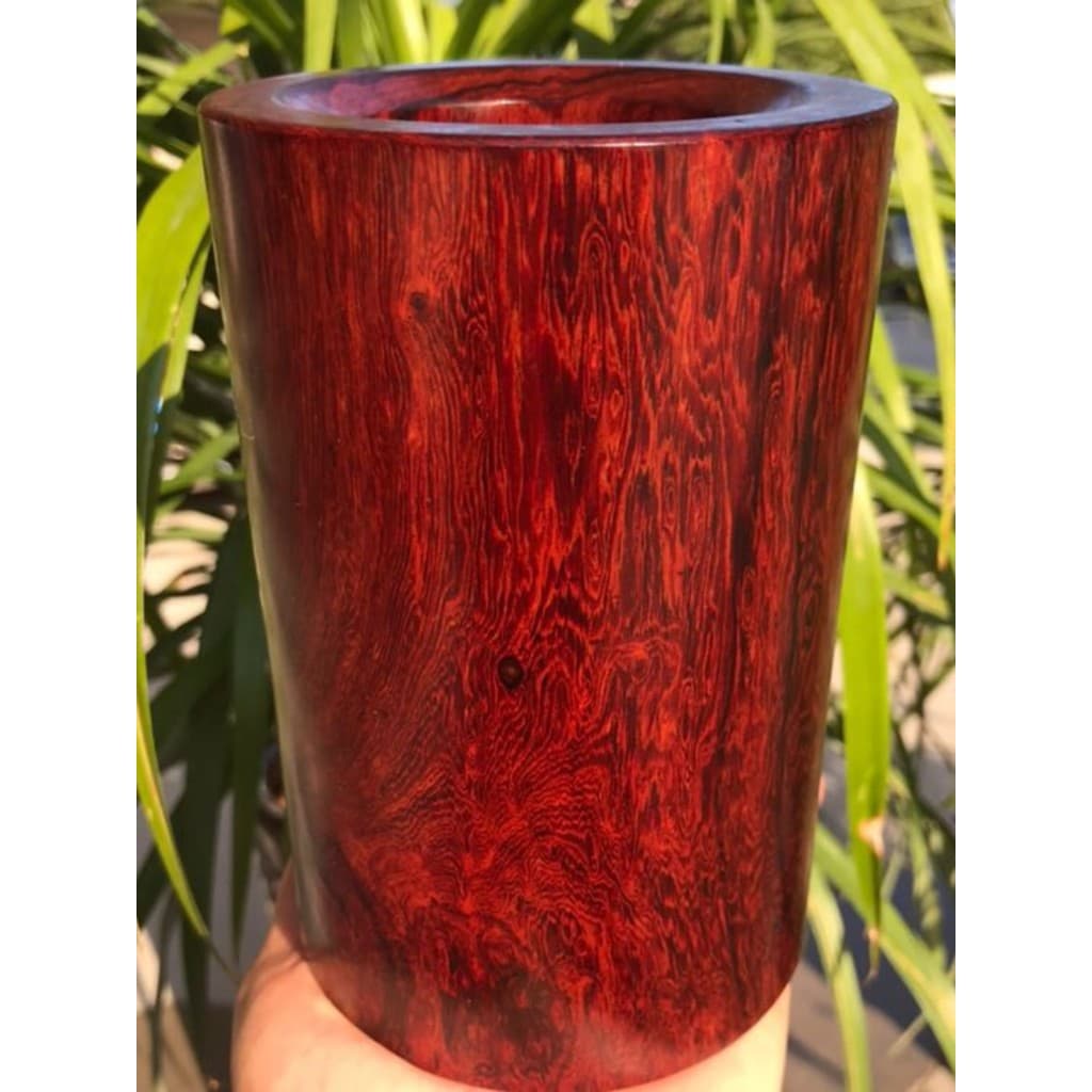 Suporte de caneta de mogno 15X10 mianmar jacarandá austríaco Dalbergia careta textura textura de pele de tigre Material