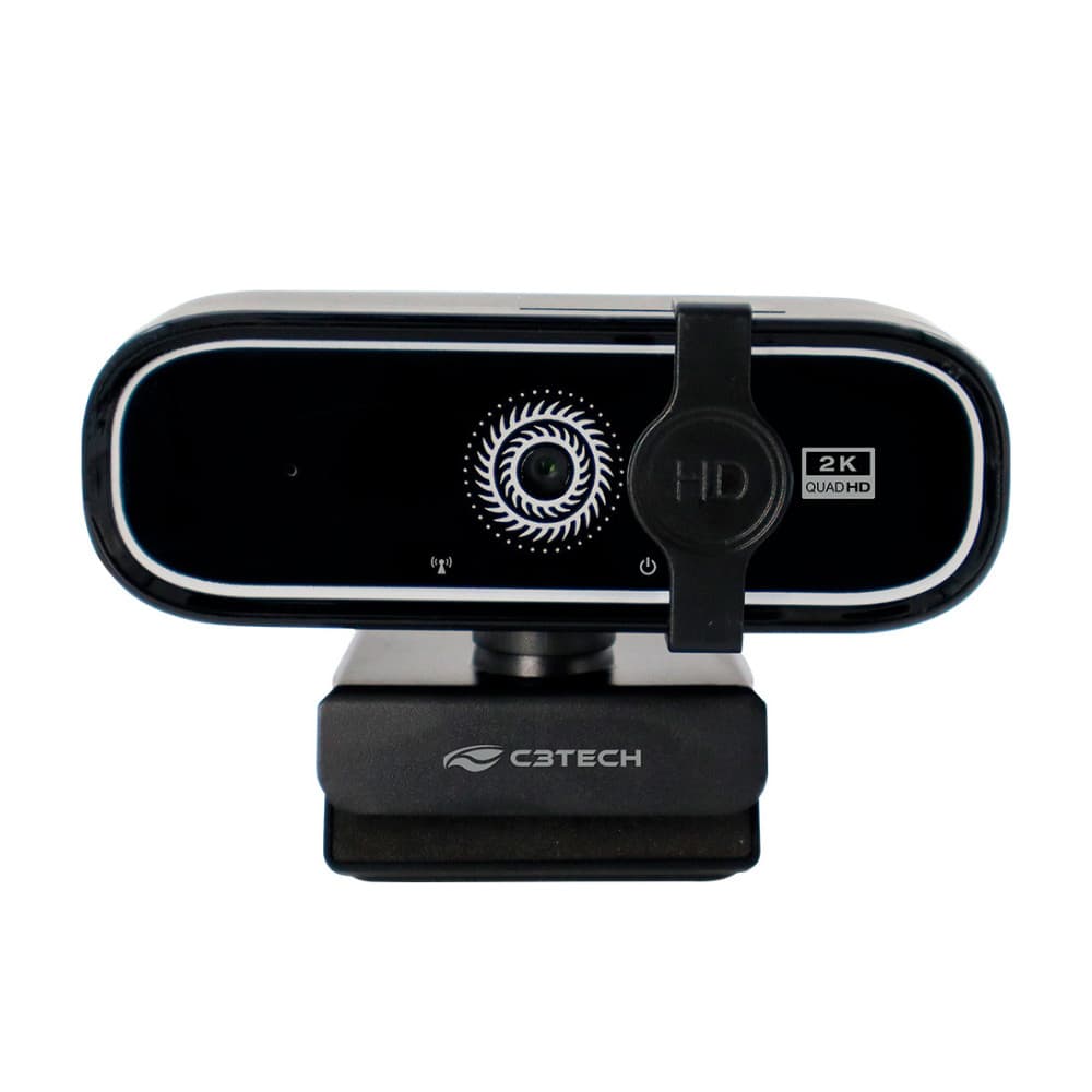 Webcam C3tech Wb-200bk Qhd 2k