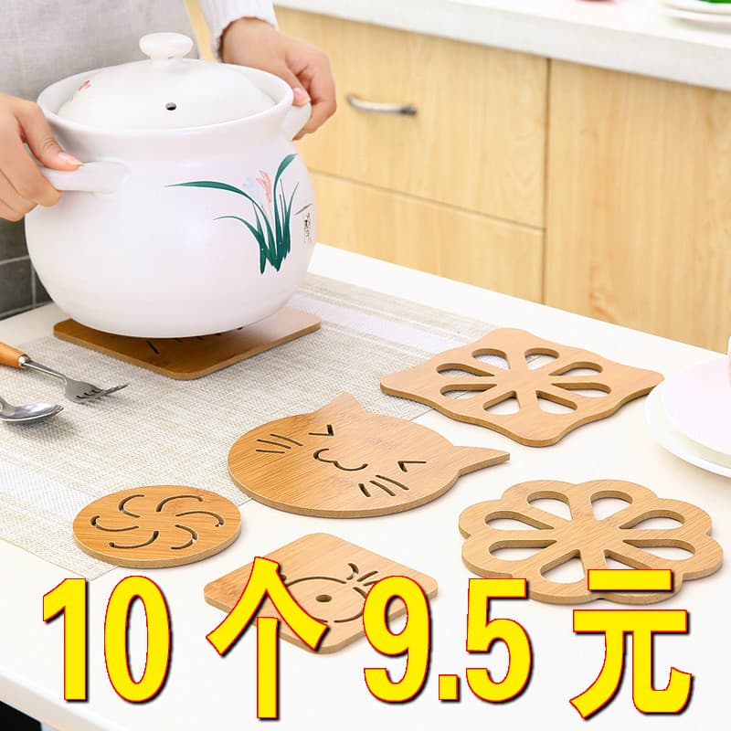 Tapete vegetal isolamento tigela criativa Silicone Coaster arroz Anti-escaldante sopa mesa de jantar de madeira doméstic