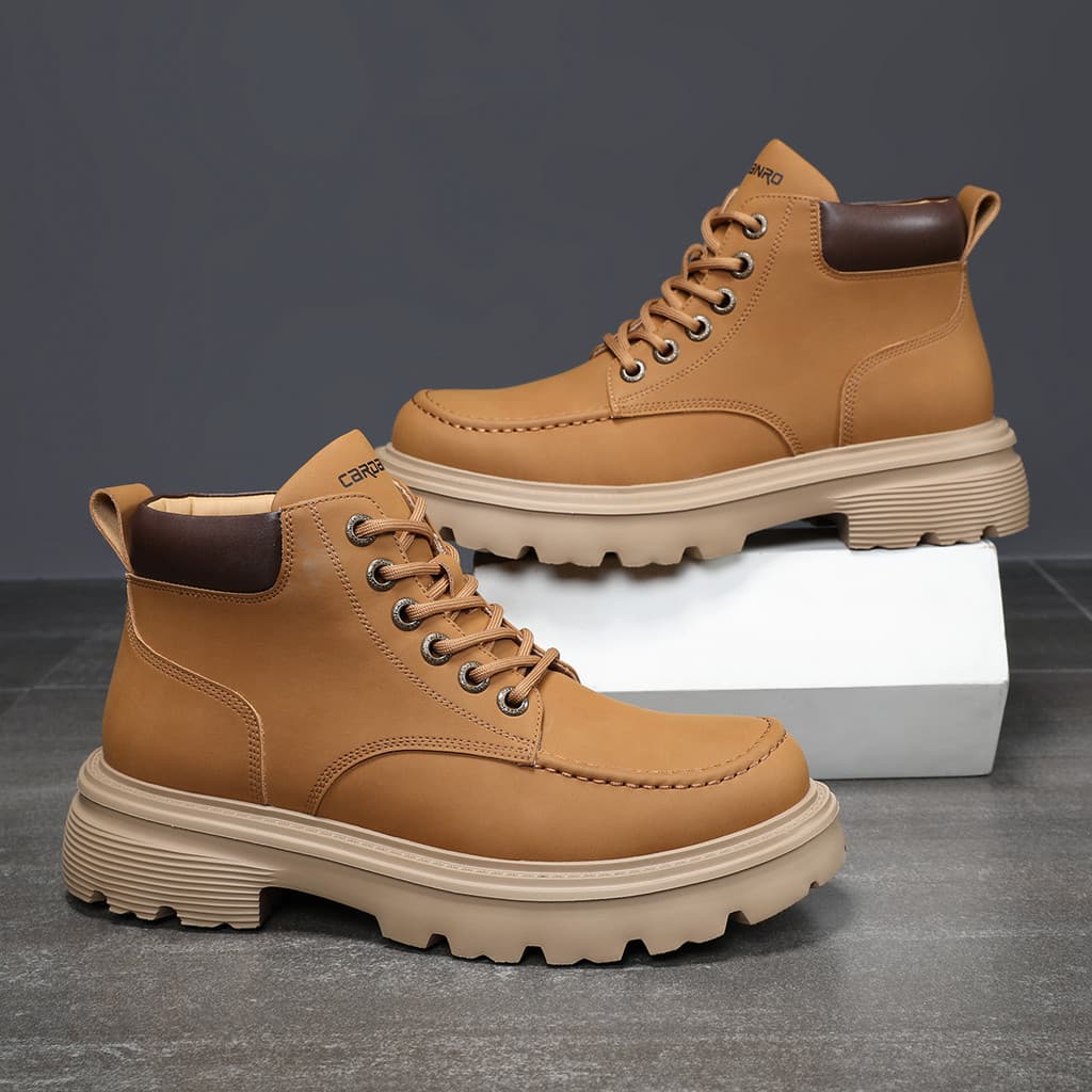 Mobe sapatos masculinos 2026 primavera novo estilo Martin botas masculinas inverno preto botas masculinas antiderrapante