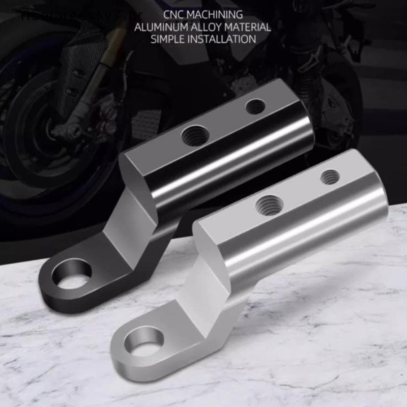 risela 1 Pçs Espelho Retrovisor Da Motocicleta Expansor Braet Alta Qualidade Universal Adaptador Titular Montagem Moto A