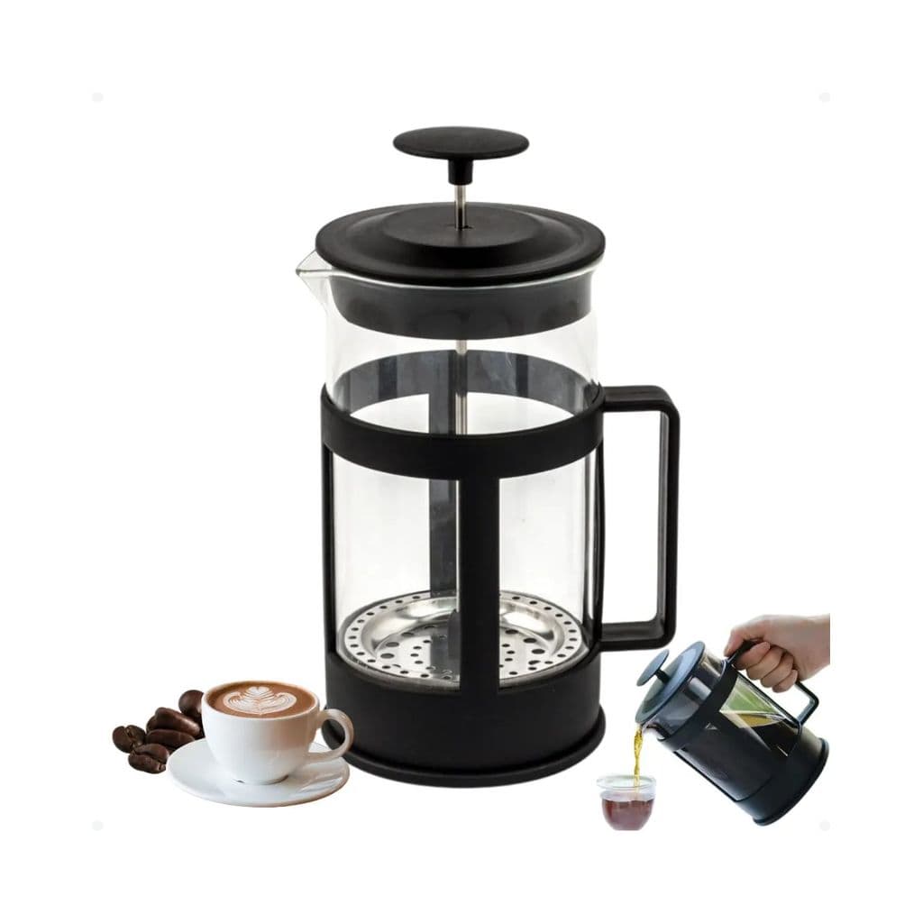 Cafeteira Prensa Francesa 600ml Em Vidro e Inox