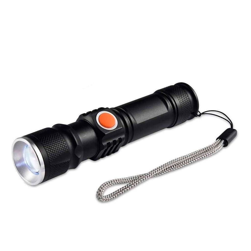 Lanterna Tática USB 880000W para Camping e Caça