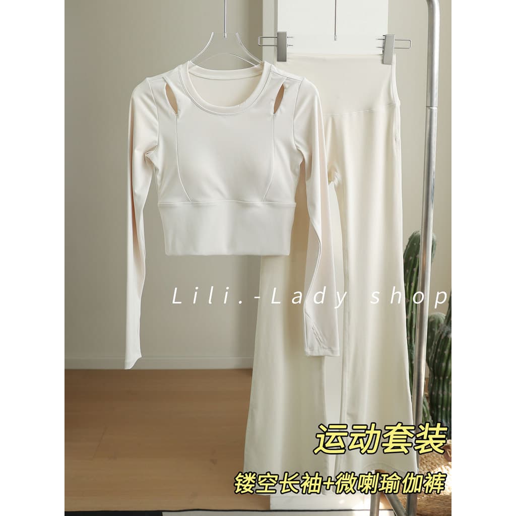 Yoga Wear terno feminino 2026 novo estilo High-End magro-ajuste esportes topo com almofada no peito de secagem rápida Pi
