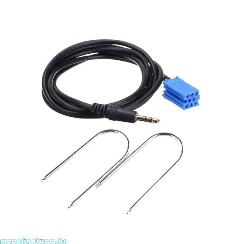 moonlightyaa1 3 5mm Cabo Aux Fone De Ouvido Alto-Falante Adaptador De Entrada De Carro Para