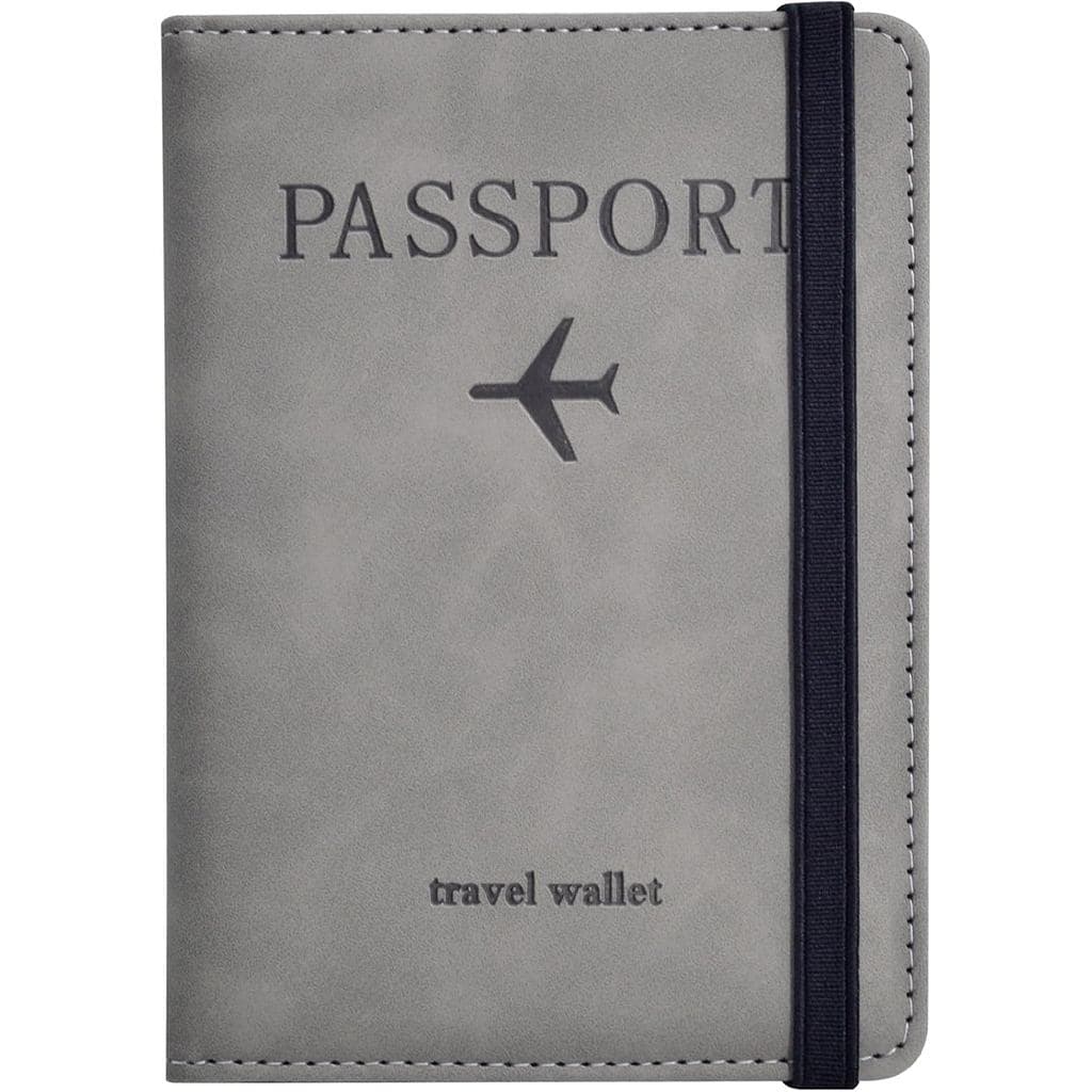 Porta-passaporte, Capa para Passaporte com Compartimento para Cartão de Crédito e Compartimento para Cartão de Embarque,