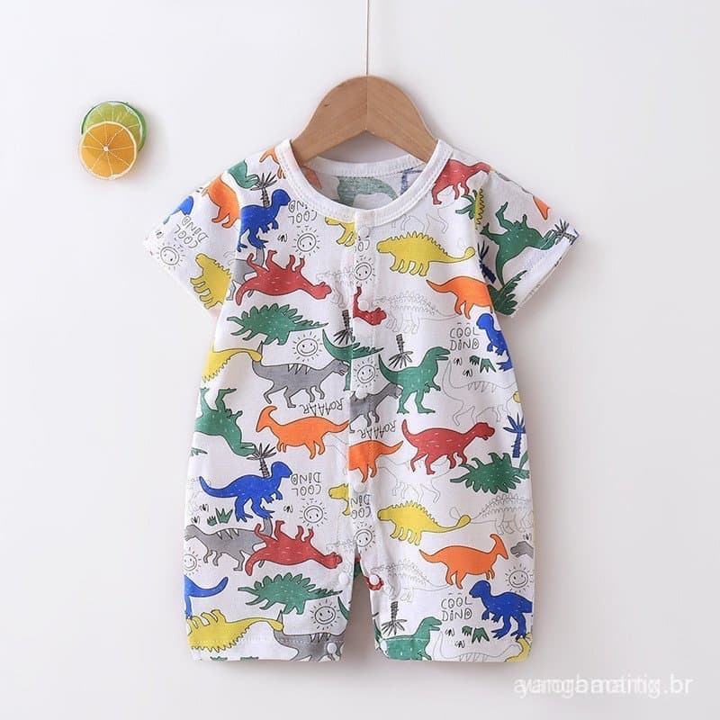 2026 Novo macacão estilo Baby Jumpsuit Recém-nascido Macacão de manga curta Romper Baby Clothing Baby Onesie