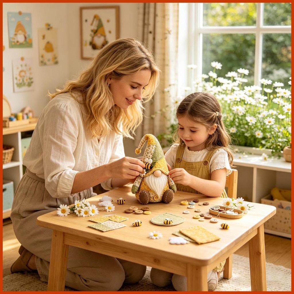 DIY Gnome Kit Bonito Completo Artesanal Artesanato Suprimentos Criar Seus Próprios Animais Adoráveis Para Iniciantes Des