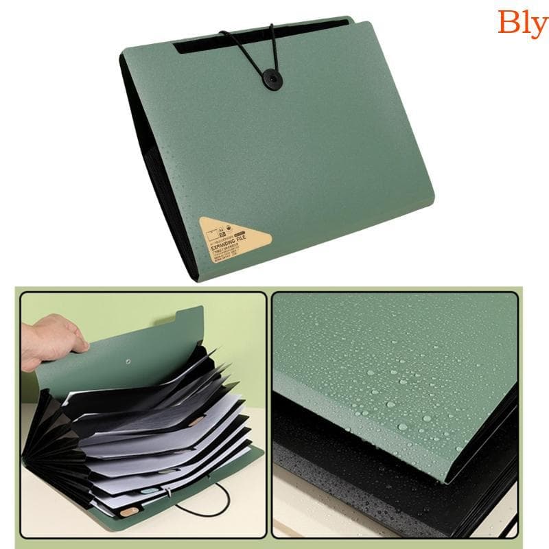 Bly A4 Pasta De Arquivo Expansível Multicamadas Documentos Organizadora De Arquivos Para Escritório