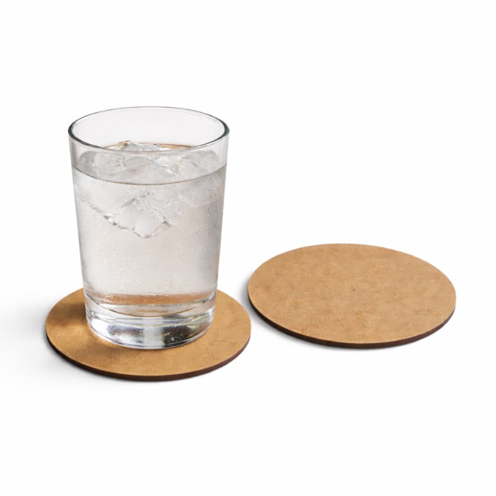Porta Copos MDF 2 Unidade - Redondo Apoio para Copos taça e Caneca