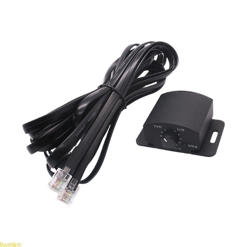 liweike 4M Fio Longo Baixo Volumes Controlador Remotos Para Amplificador De Carro Subwoofer